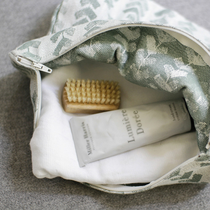 RUUSU pouch white-aspen green ポーチ（LAPUAN KANKURIT ラプアンカンクリ）