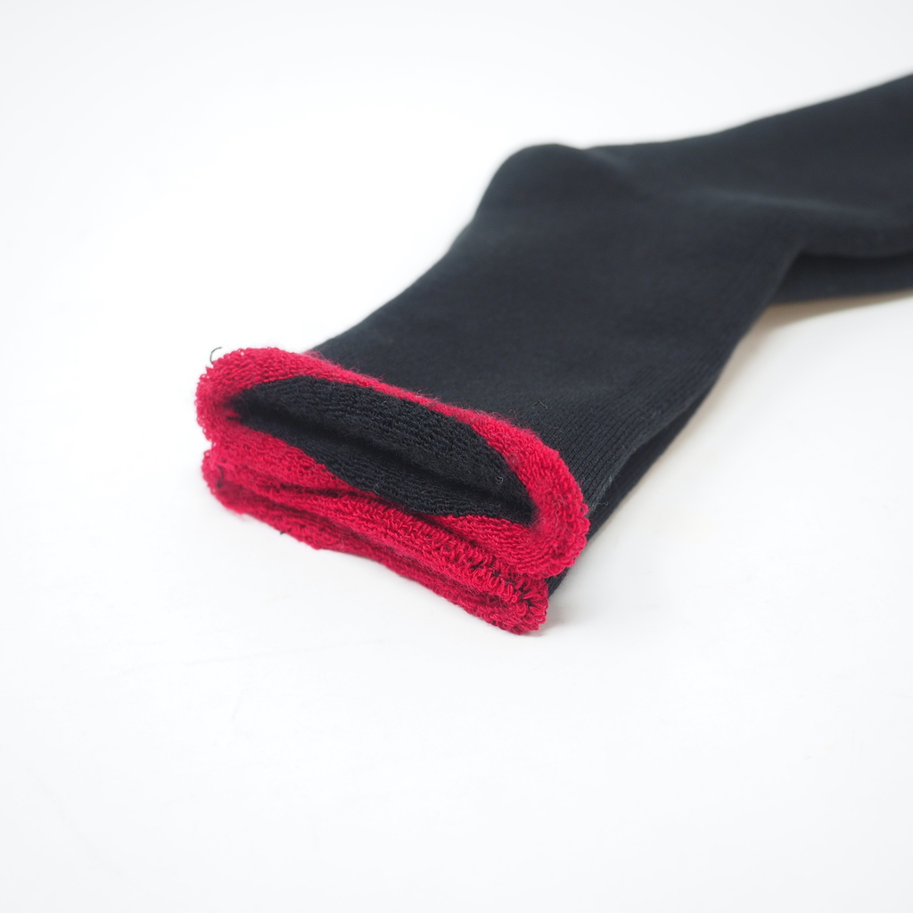 fluffy socks SIMPLE black FEEL MY FOOT STEPS もこもこソックス フィンランド製