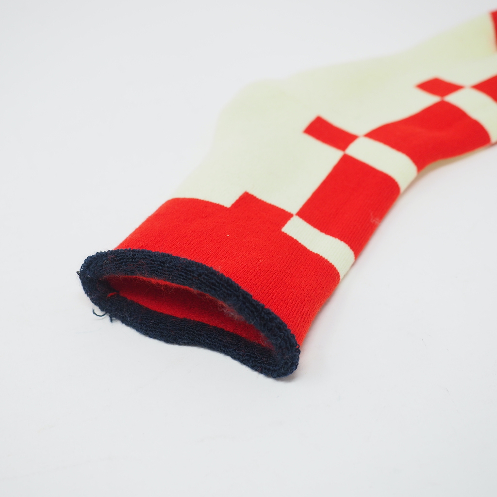 fluffy socks（もこもこソックス）LATTICE cream white FEEL MY FOOT STEPS