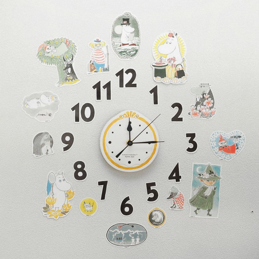 MOOMIN ムーミン ウォールシールクロック