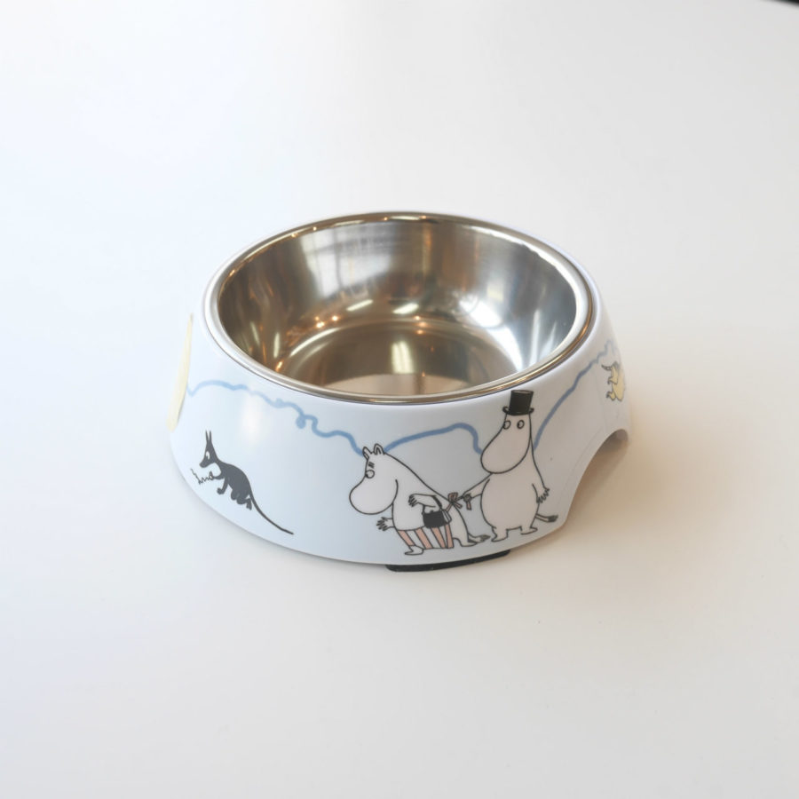 MOOMIN ムーミン ペットフードボウル Sブルー muurla ムールラ