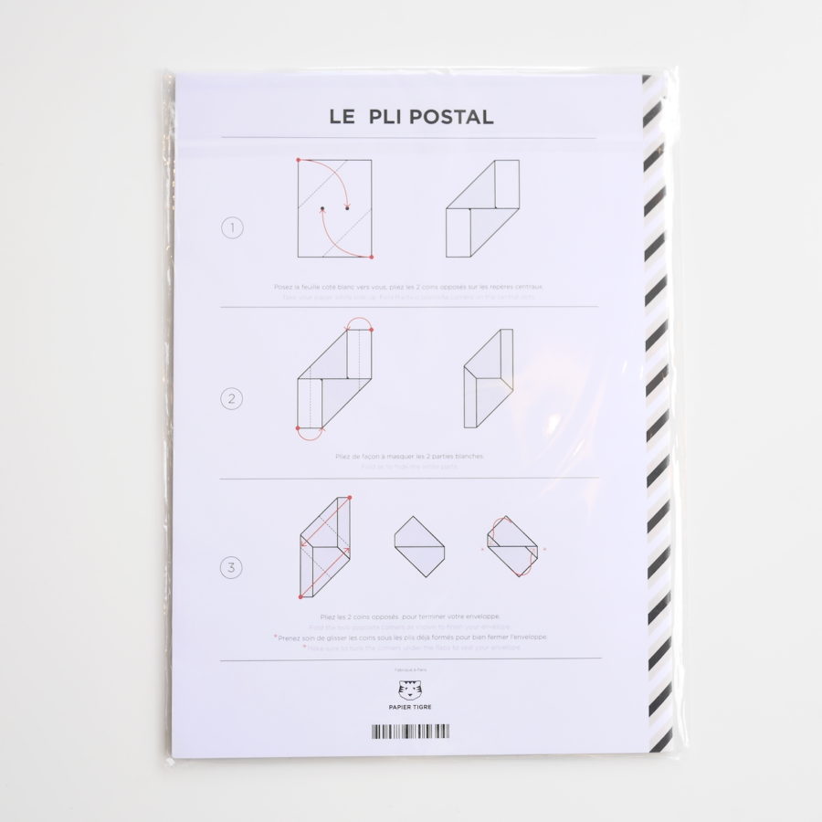 PAPIER TIGRE パピエ ティグル THE PLI POSTAL ORANGERIE