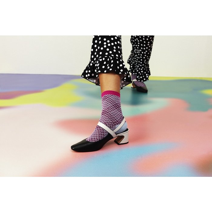 ヒステリア ローザクルーソックス ピンク ROSA CREW SOCK HYSTERIA