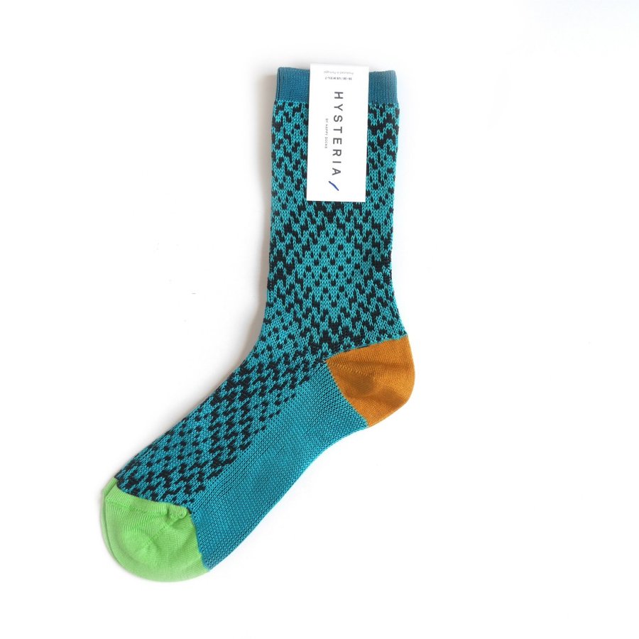 ヒステリア ローザクルーソックス グリーン ROSA CREW SOCK HYSTERIA