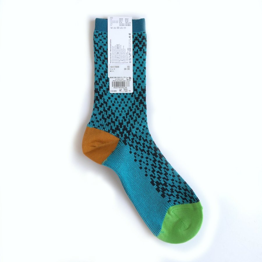 ヒステリア ローザクルーソックス グリーン ROSA CREW SOCK HYSTERIA