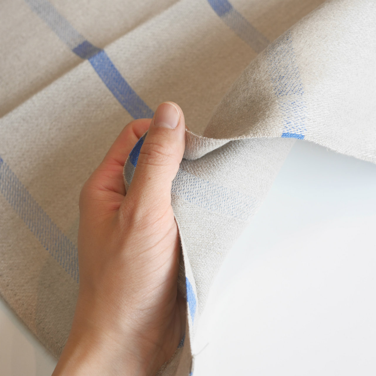 LINNEA placemat 48x32cm linen-blue（LAPUAN KANKURIT ラプアンカンクリ）