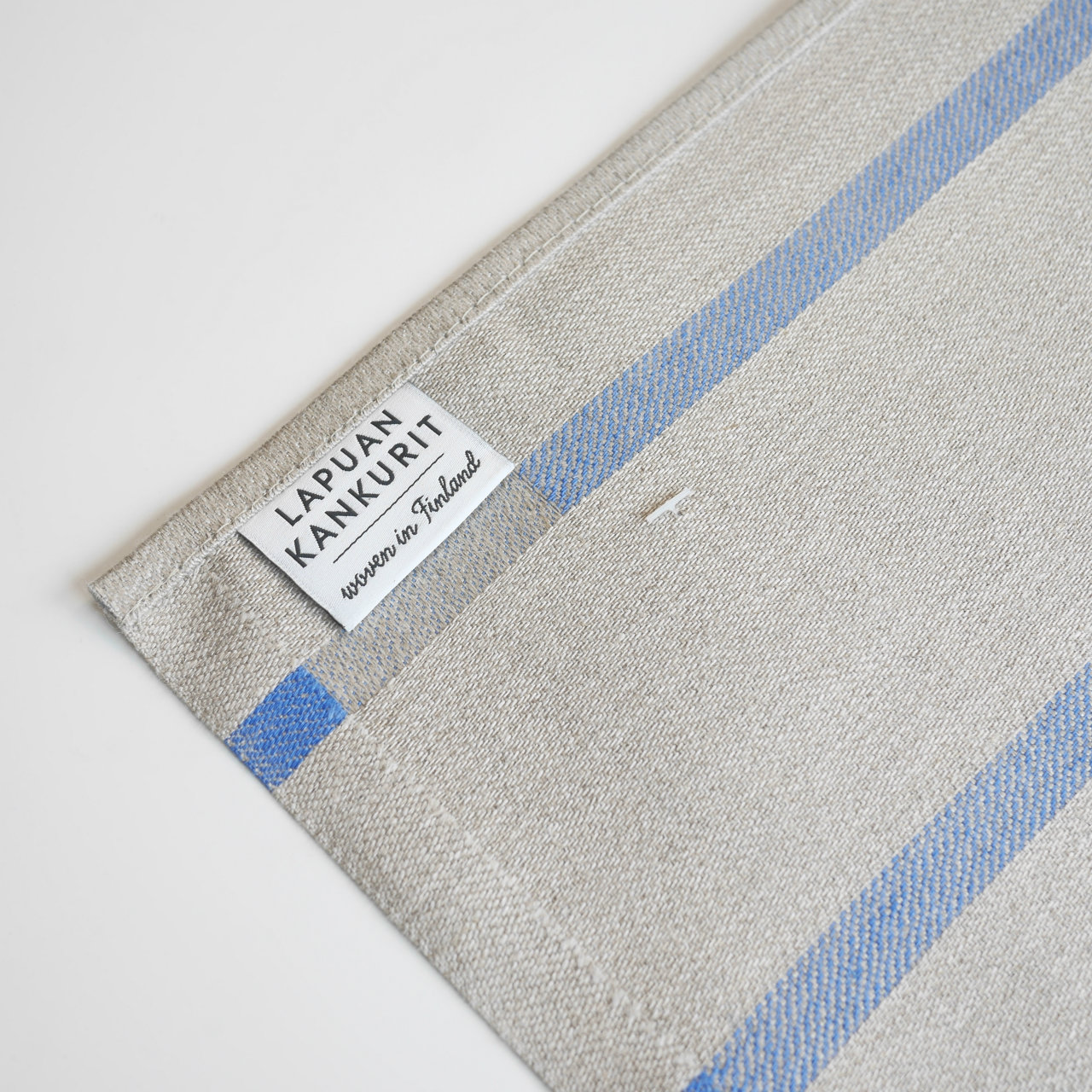 LINNEA placemat 48x32cm linen-blue（LAPUAN KANKURIT ラプアンカンクリ）
