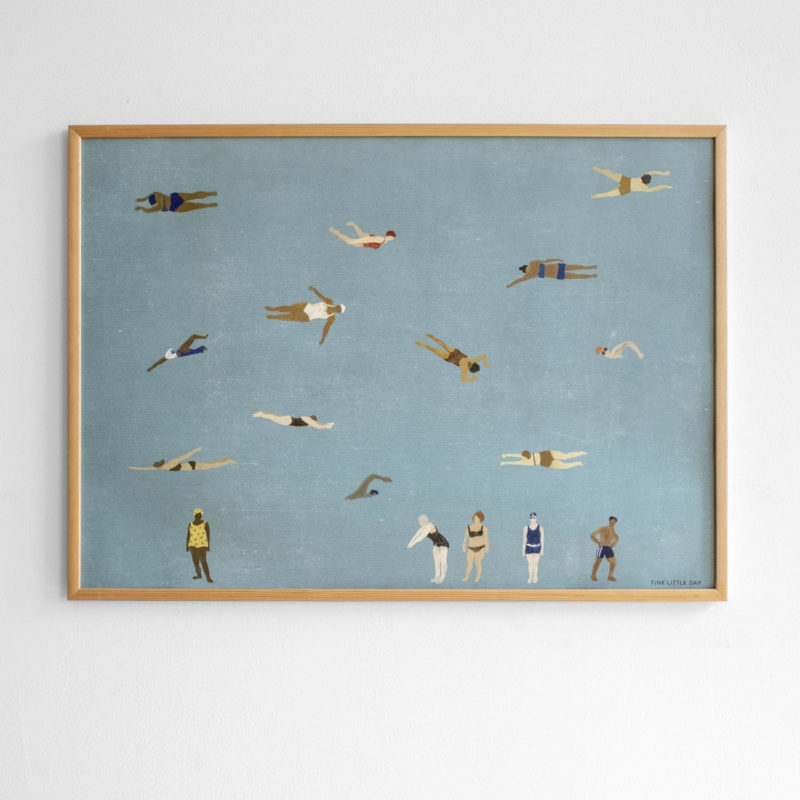 Fine Little Day ポスター SWIMMERS 70 × 50 cm