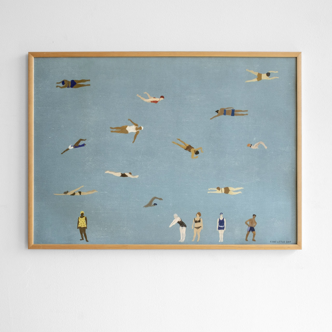 70×50cm Fine Little Day ポスター SWIMMERS