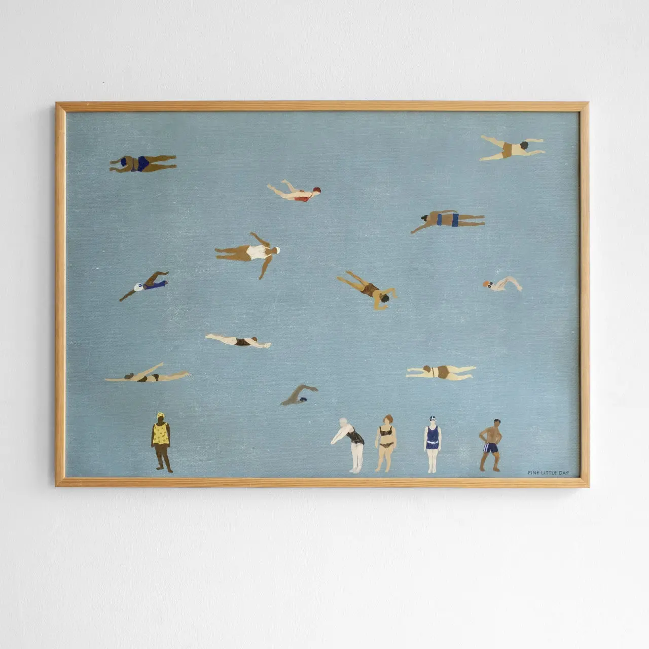 70×50cm Fine Little Day ポスター SWIMMERS