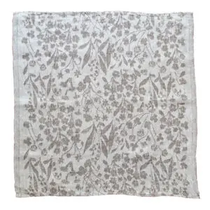 NITTY マルチユースクロス white-brown 48×48cm（LAPUAN KANKURIT ラプアンカンクリ）