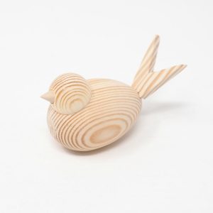 Larssons tra ラッセントレ 木製バード オブジェ ナチュラル