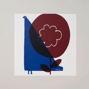 アートポスター BARA BIRD（バラバード）blue 鈴木マサル a good view