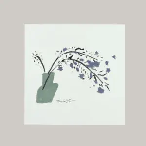 weeping cherry（ウィーピングチェリー）ivory アートポスター ムラタトモコ a good view