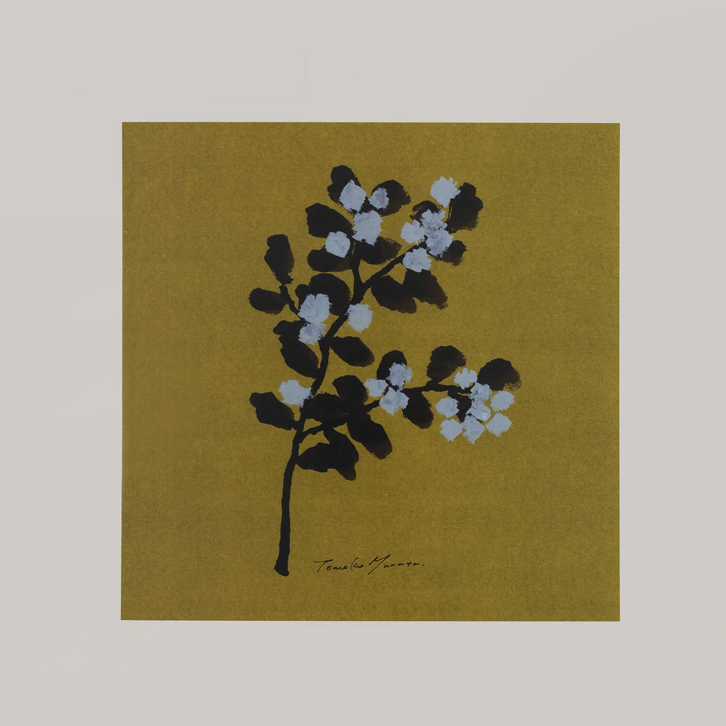 20×20cm 30×30cm mimosa ミモザ brown アートポスター ムラタトモコ a good view