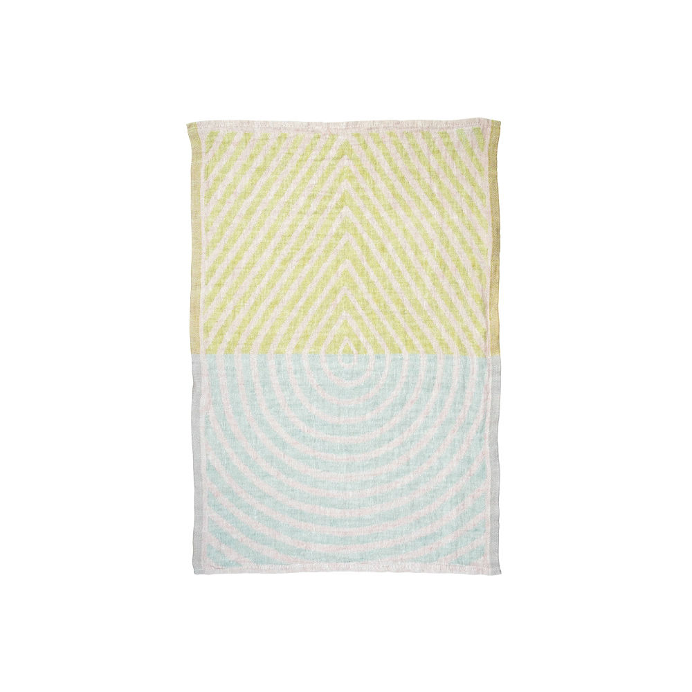 METSÄLAMPI タオル 46x70cm rose-grey-lime(LAPUAN KANKURIT ラプアンカンクリ)