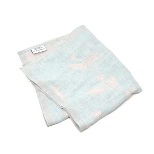 KESÄKUKKA タオル 46x46cm turquoise-rose（LAPUAN KANKURIT ラプアンカンクリ）