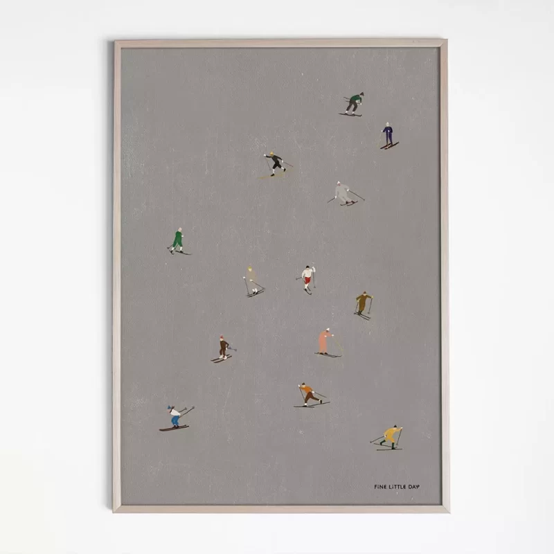 Fine Little Day ポスター SKIERS 40 × 50 cm