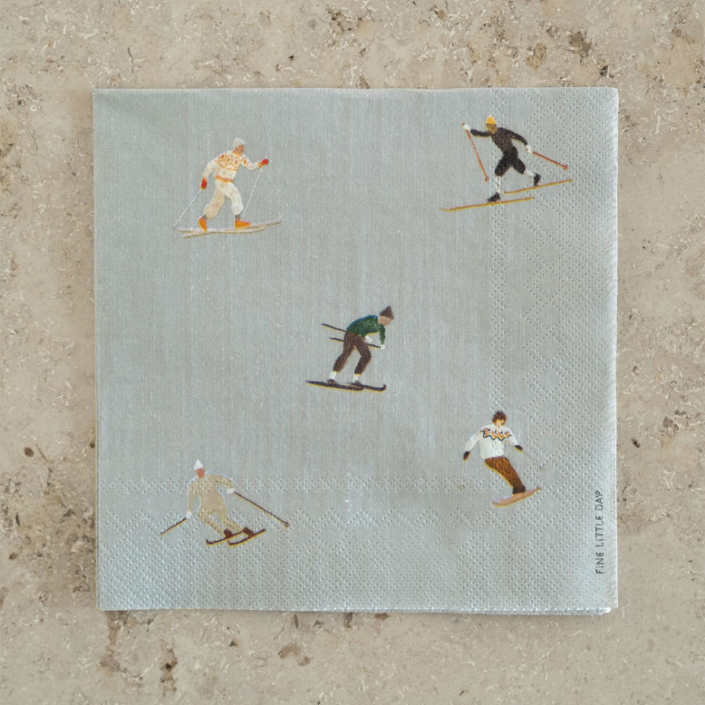 Fine Little Day ペーパーナプキン SKIERS