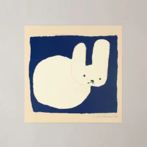 卯（う） アートポスター 20×20cm  北村人  a good view
