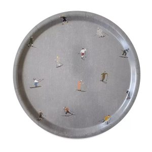 Fine Little Day ファインリトルデイ 丸トレイ中 SKIERS