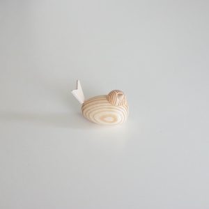 Larssons tra ラッセントレ 木製バード オブジェS ナチュラル