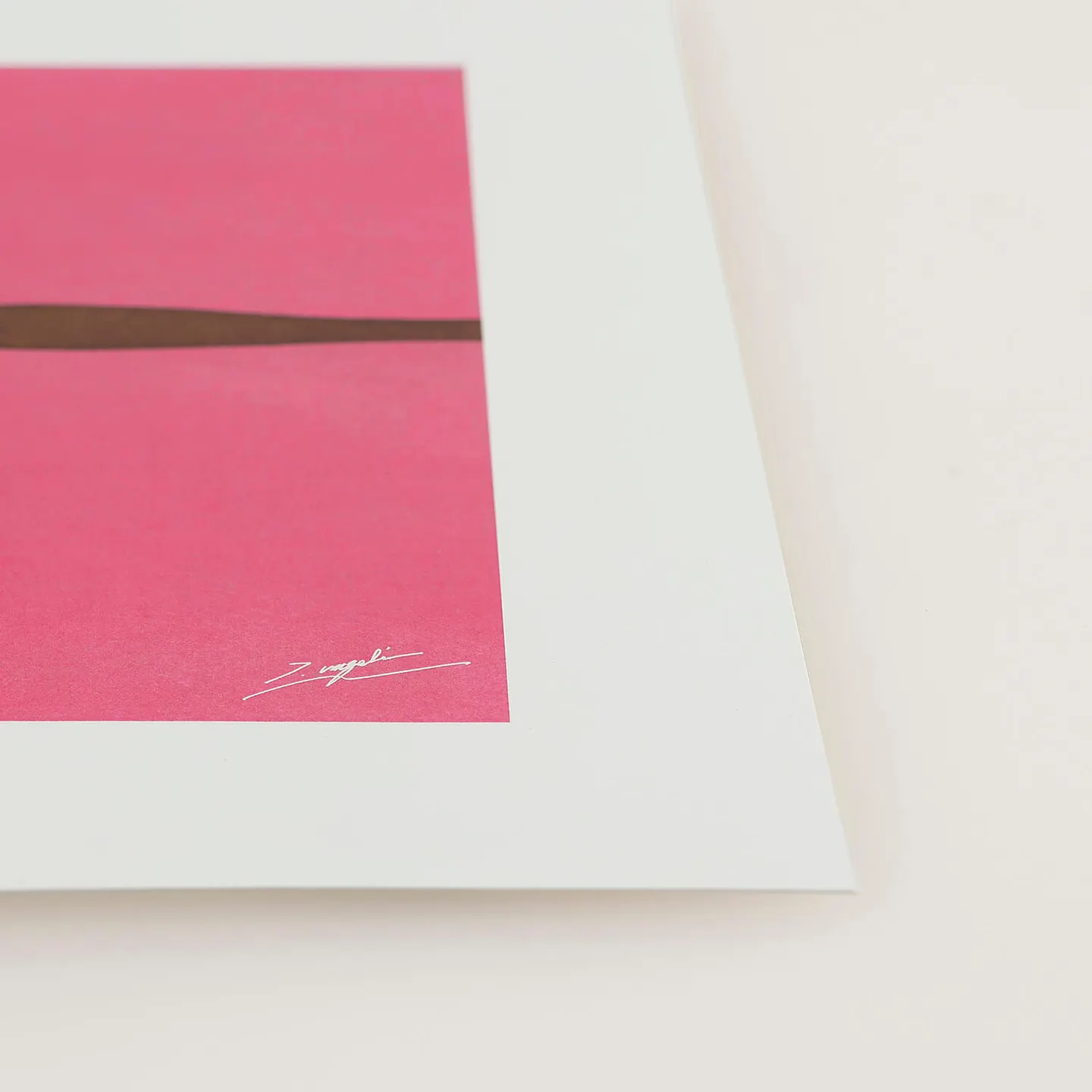 AIRY FLOWER pink アートポスター ELEMENTI ART 20×20cm a good view