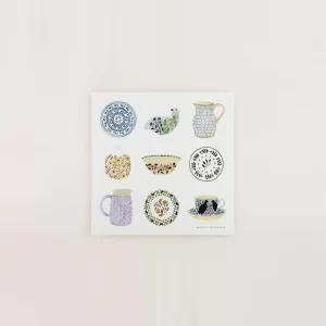 POTTERIES アートポスター 20×20cm 青山佳世 a good view