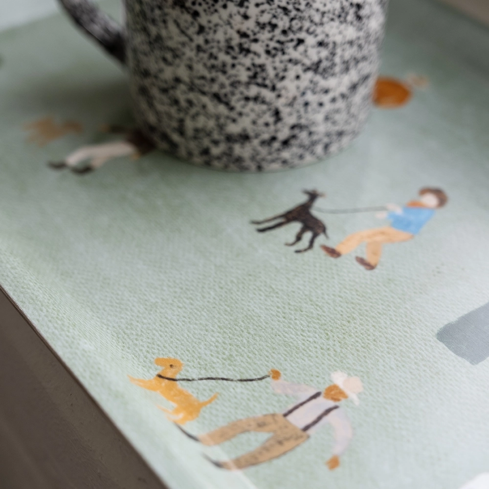 Fine Little Day トレー 43 × 22 cm COWBOYS AND DOGS TRAY