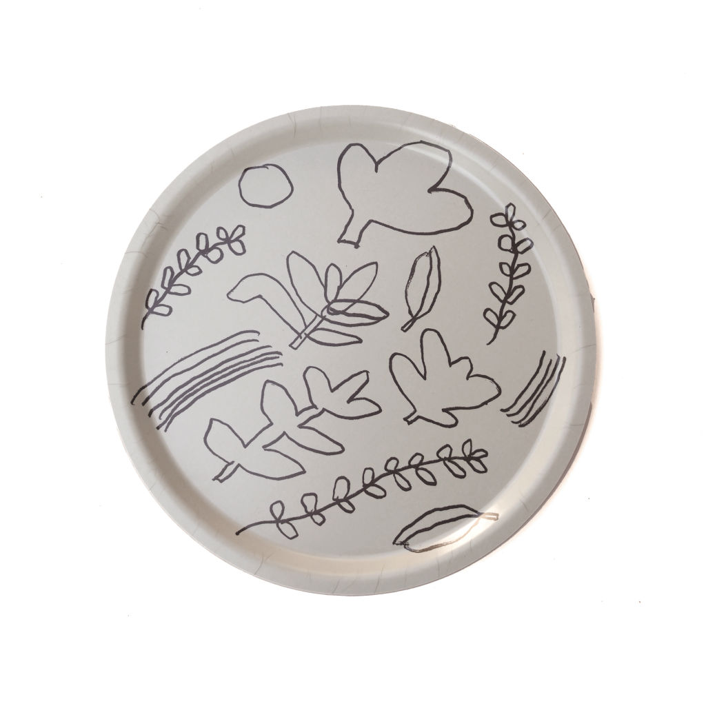Fine Little Day ファインリトルデイ 丸トレイ中 Botanical