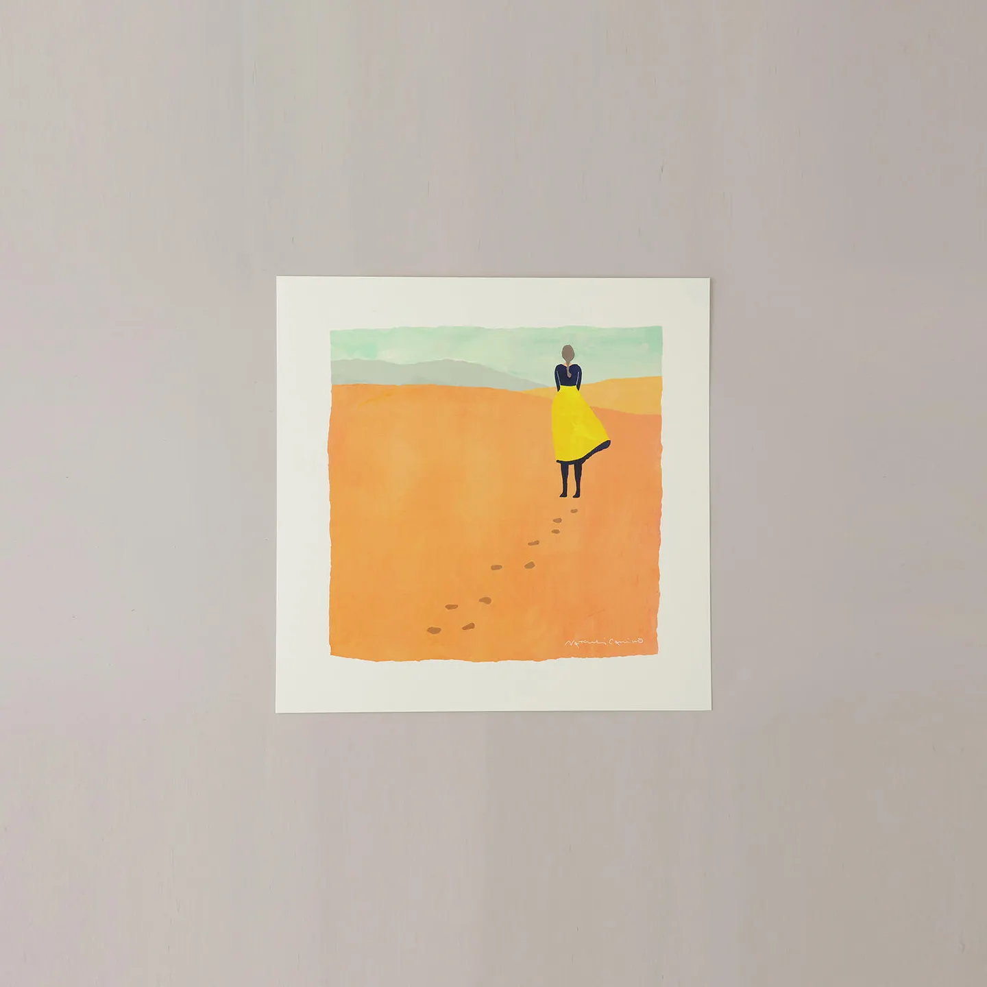 MY ORIGINS アートポスター 紙野夏紀 20×20cm a good view
