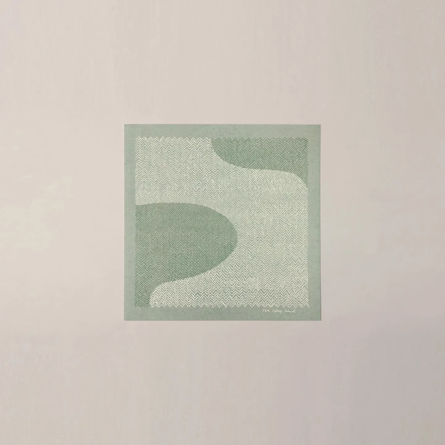 アートポスター SUOMI light blue 20×20cm a good view