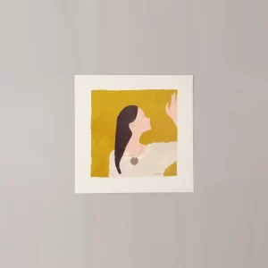 LOOKING FORWARD 明日の私 アートポスター 紙野夏紀 20×20cm a good view