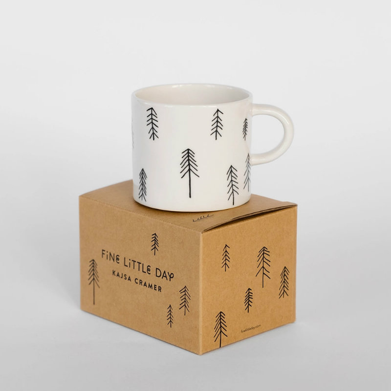 Fine Little Day カップ TALL CUP WITH EAR, WHITE ファインリトルデイ マグカップ