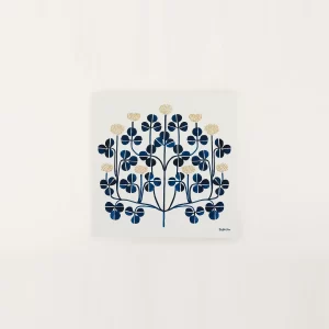 アートポスター 20×20cm White clovers（シロツメクサ ）a good view
