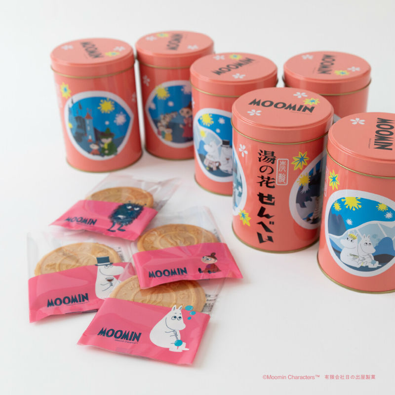 日の出屋製菓 MOOMIN 湯の花せんべい