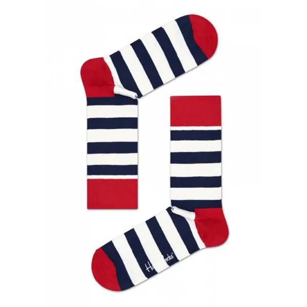 HAPPY SOCKS STRIPE SOCK ネイビー