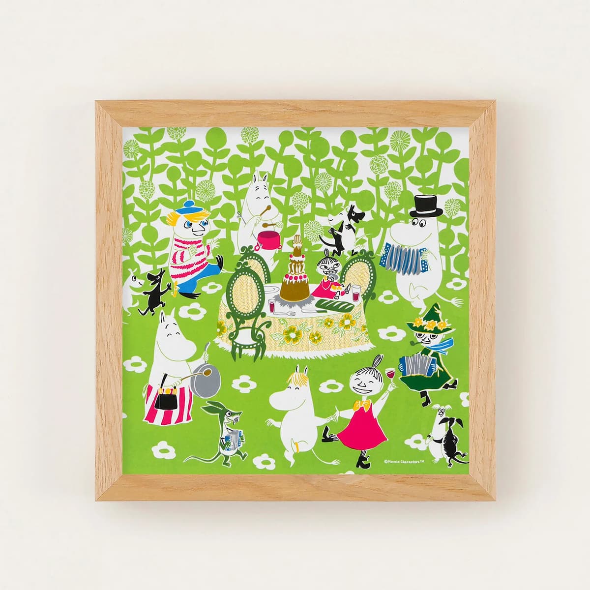 20×20cm a good view パーティー MOOMIN TRIBUTE WORKS 鈴木マサル