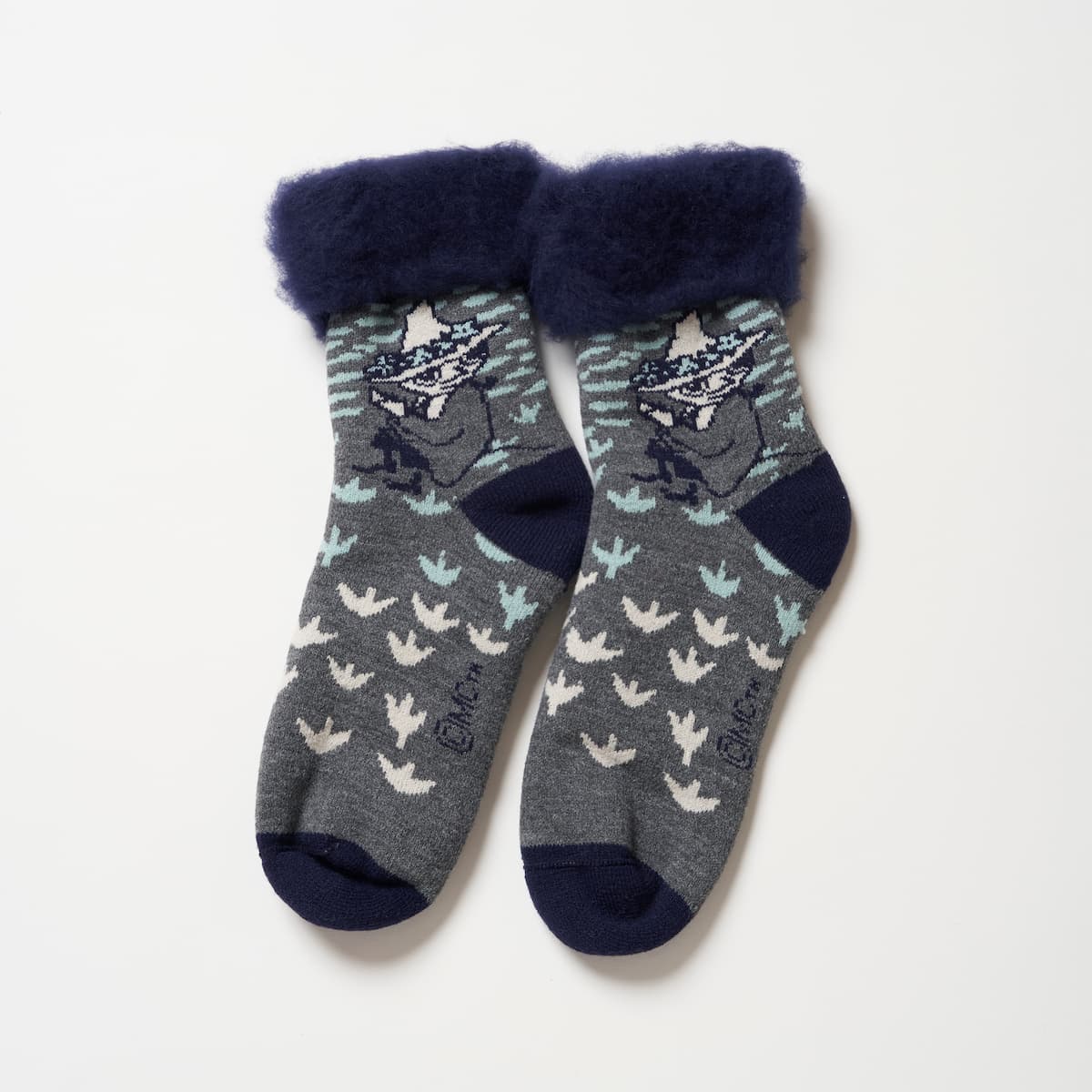 FROM F MOOMIN フィンランド製もこもこソックス Nuuskamuikkunen スナフキン