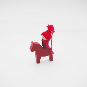 Larssons tra ラッセントレー 馬に乗ったトムテボーイ