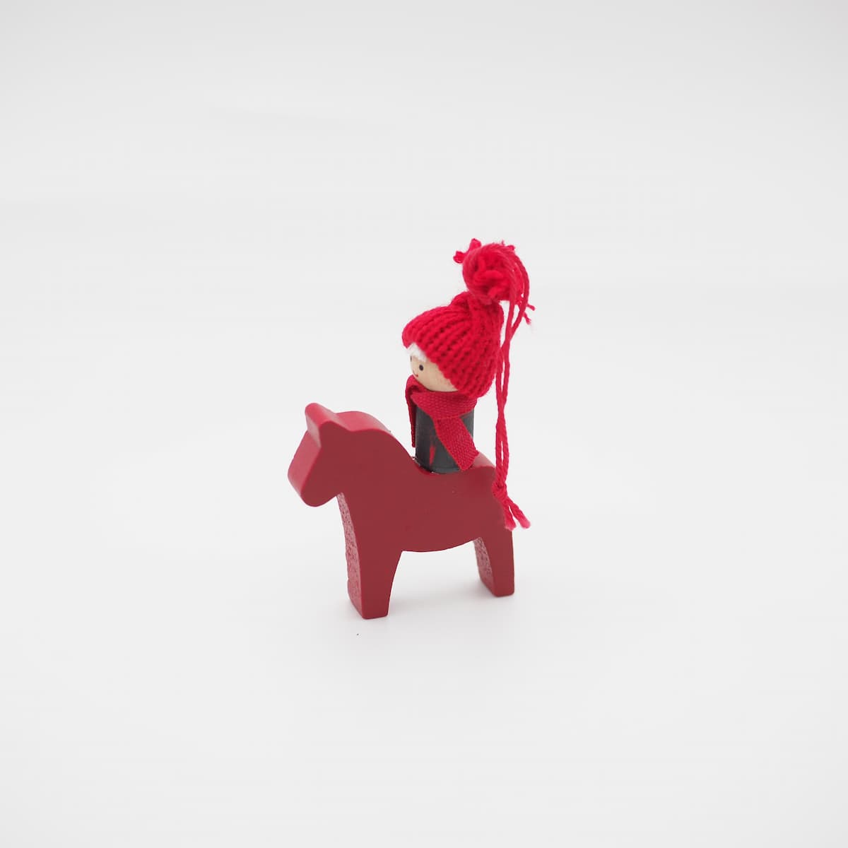 Larssons tra ラッセントレー 馬に乗ったトムテボーイ