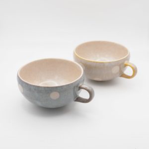 ポルカドット スープカップ