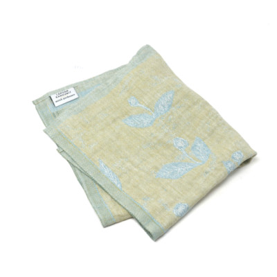 KESÄKUKKA タオル 46x46cm lime-light blue(LAPUAN KANKURIT ラプアンカンクリ)