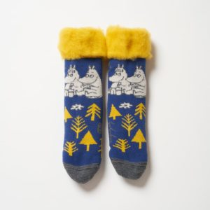 FROM F MOOMIN フィンランド製もこもこソックス Muumipeikko ja Niiskuneiti ムーミン＆フローレン